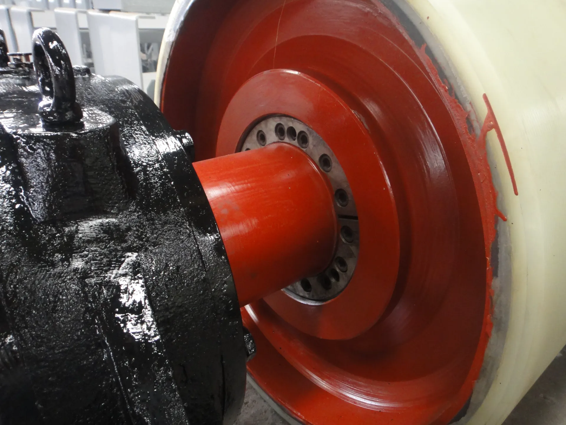 conveyor roller cleaner
