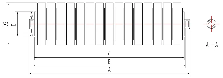 belt conveyor return roller