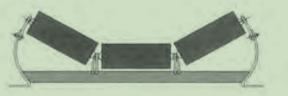 self aligning carrying idler